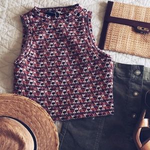 Zara knit crop top